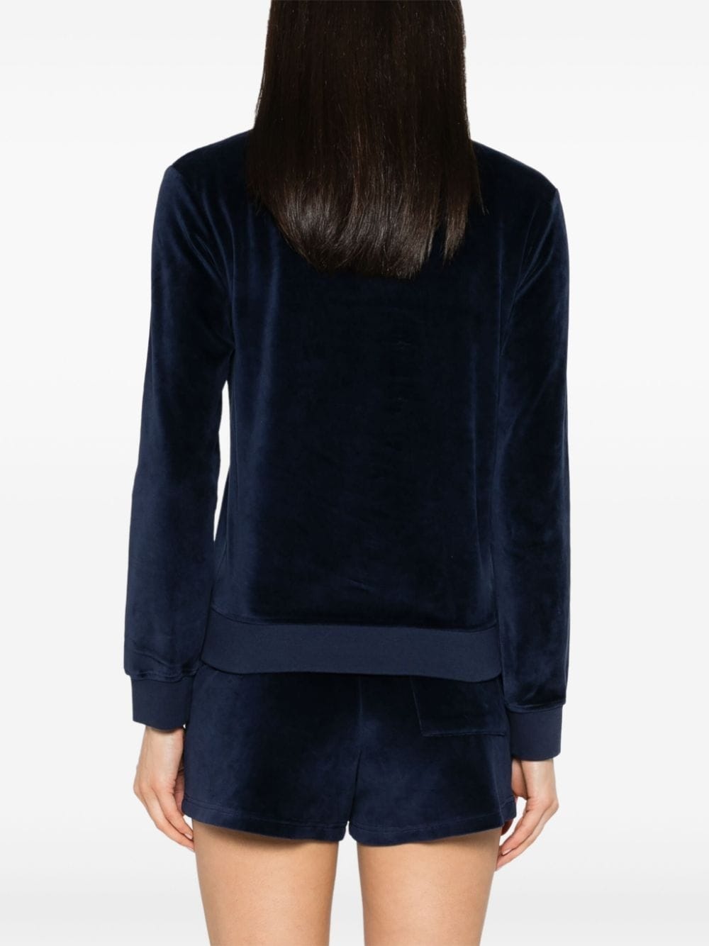 SRC velour polo top - 4