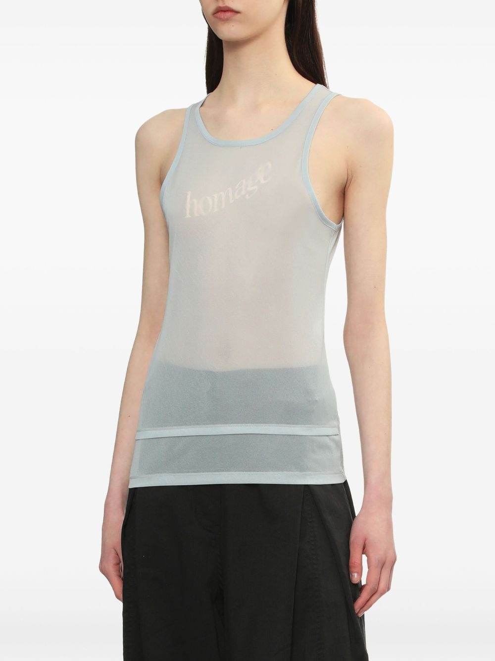 "Homage" printed top - 3