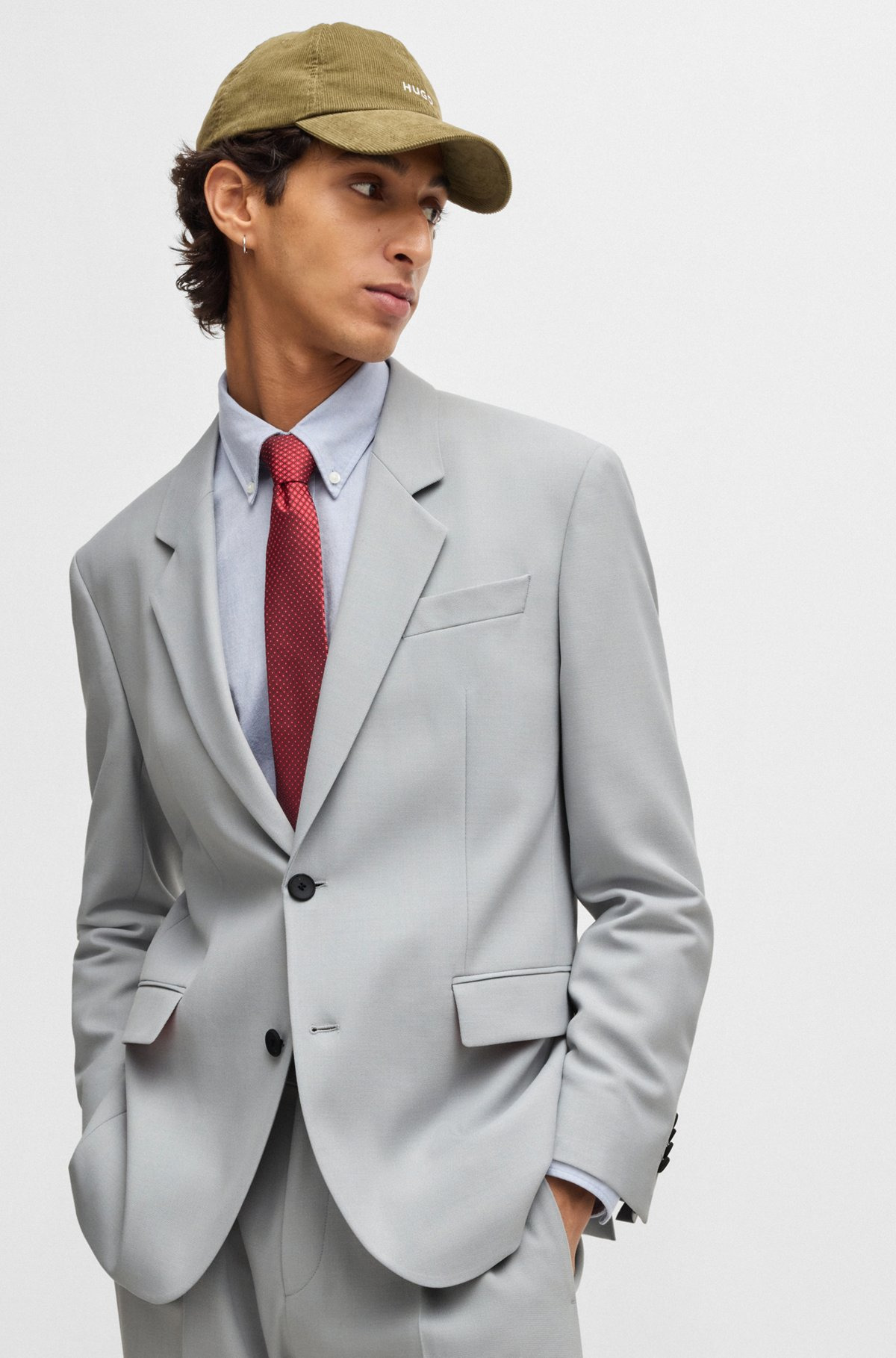 MODERN-FIT JACKET IN STRETCH TWILL WITH FULL LINING - 6