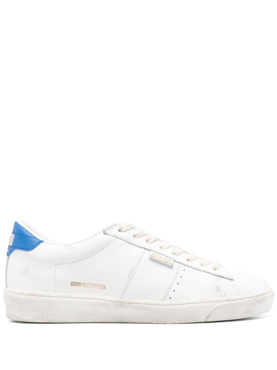 Golden Goose Matchstar Leather Sneakers - 1