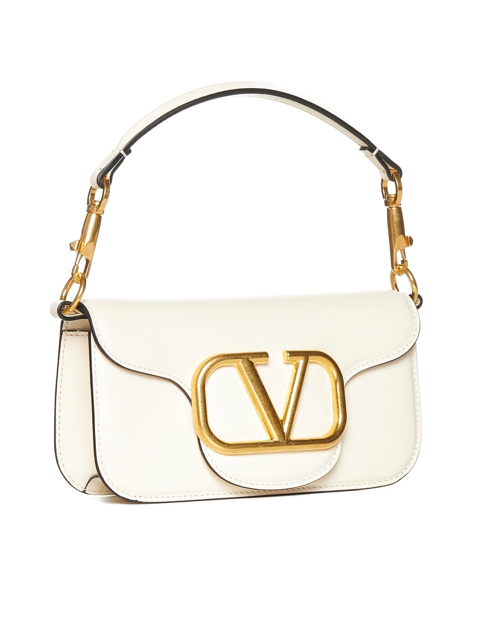 Valentino Garavani Women Ivory Locò Small Shoulder Bag - 2