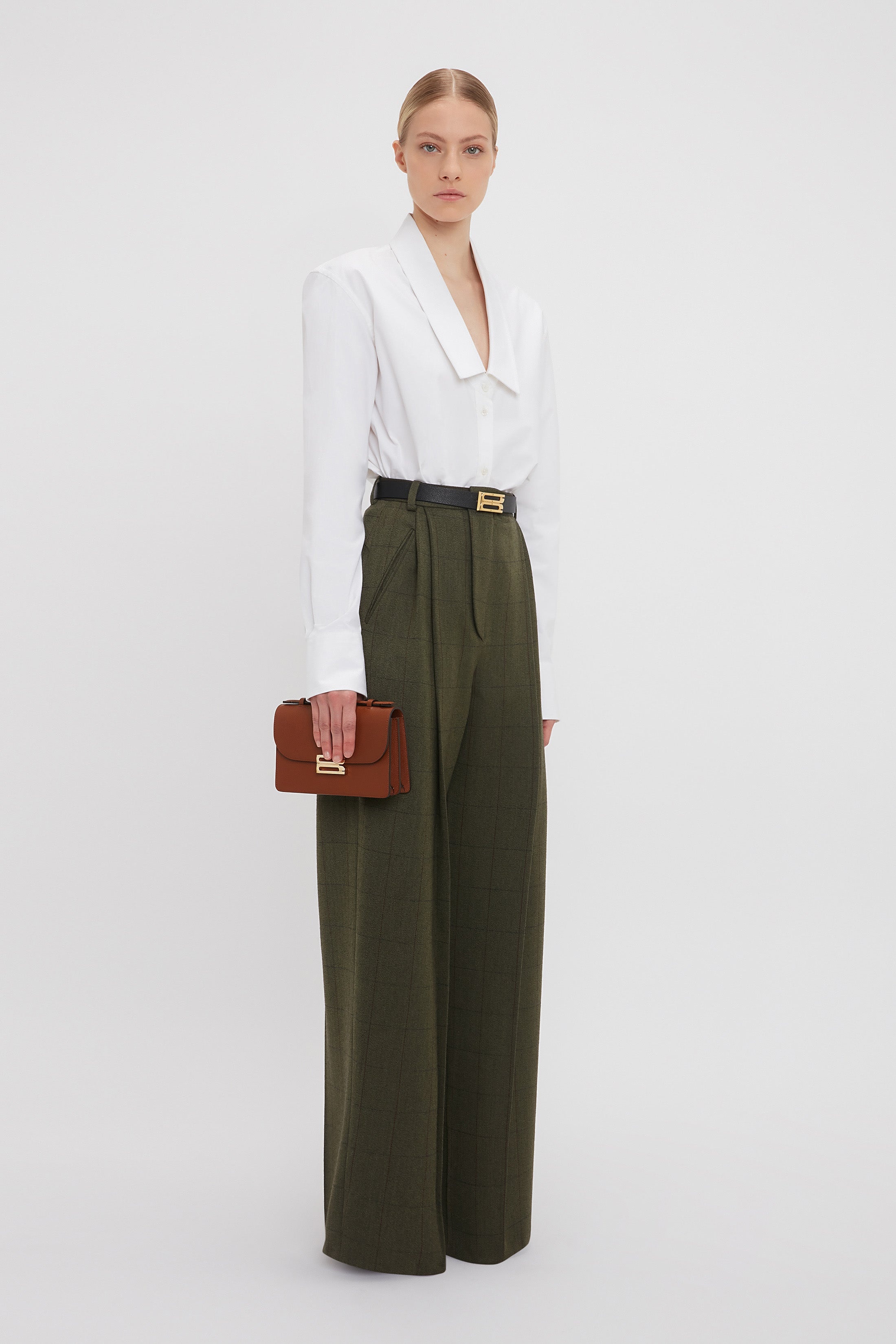 Exaggerated Collar Shirt In White - 6