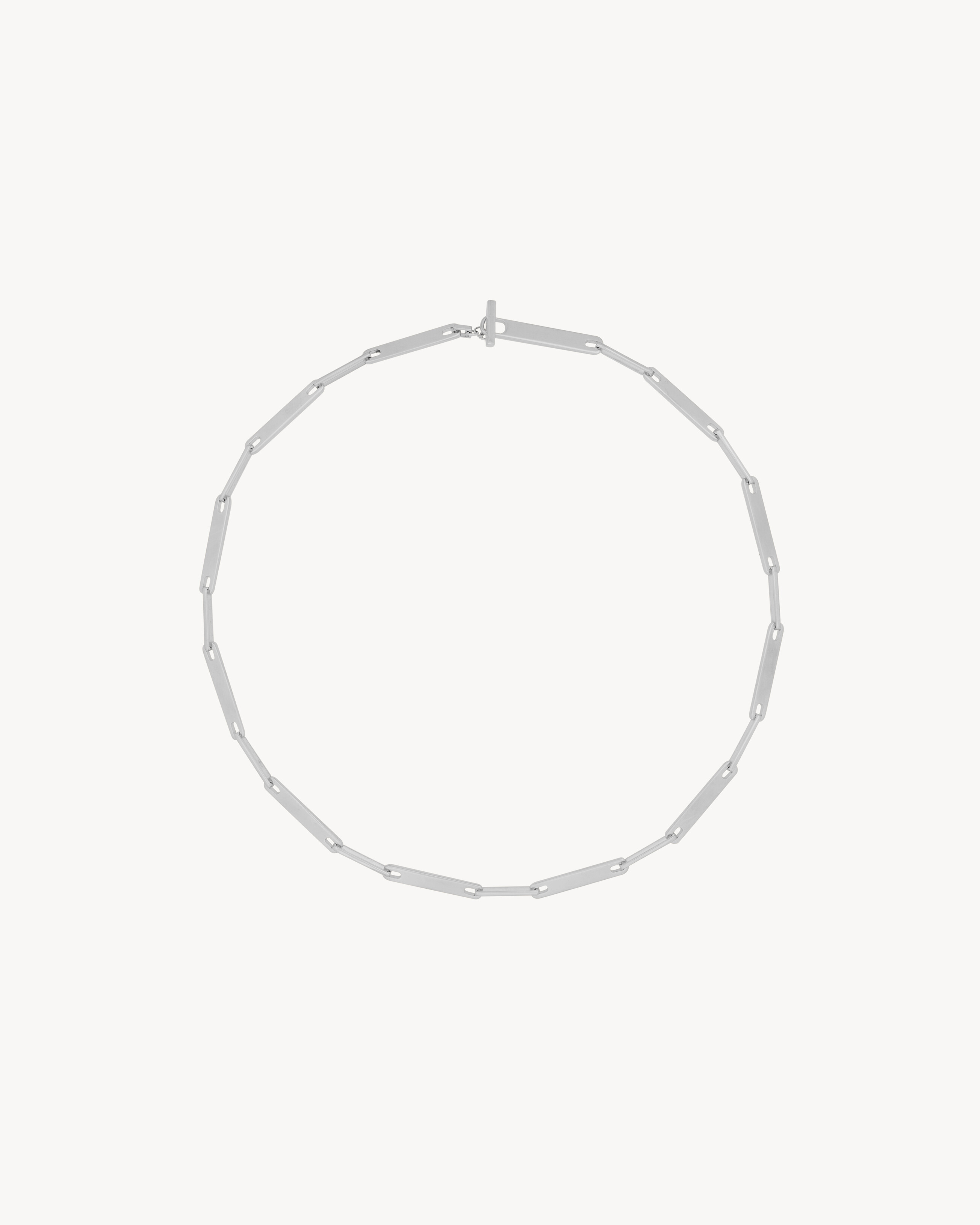 PLAQUE CHAIN NECKLACE IN METAL - 2