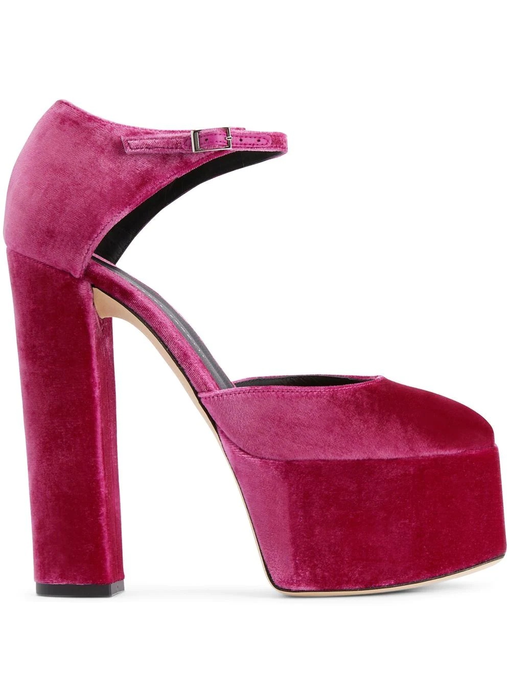 Bebe velvet 150mm pumps - 1