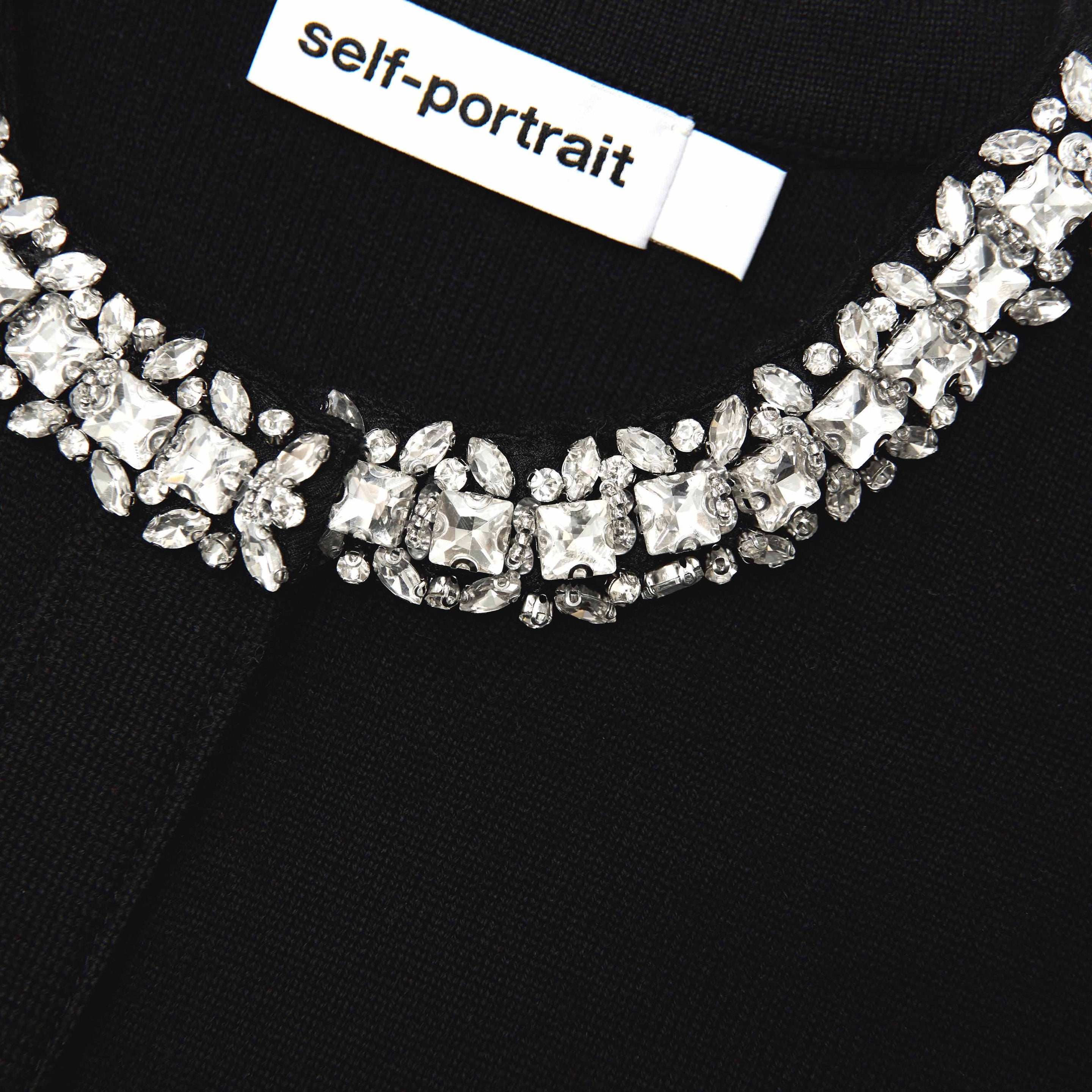Black Embellished Cardigan - 5