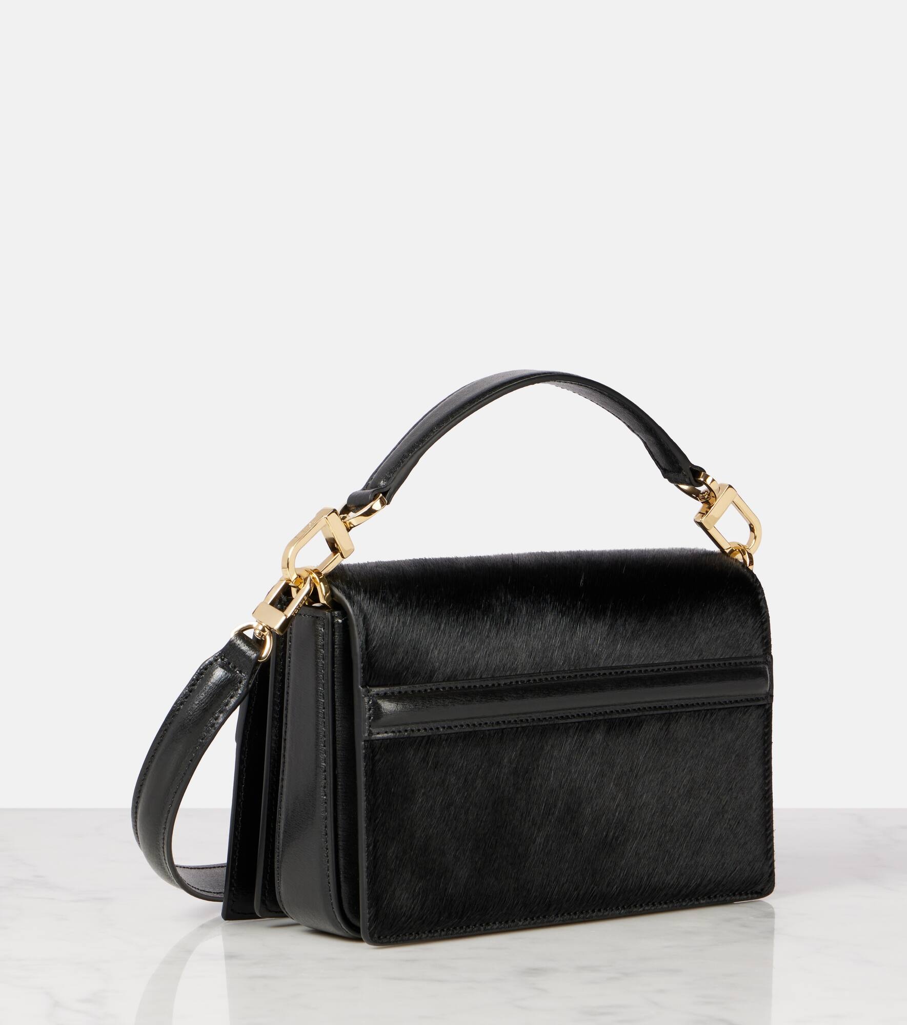 T-Flap Mini calf hair tote bag - 4