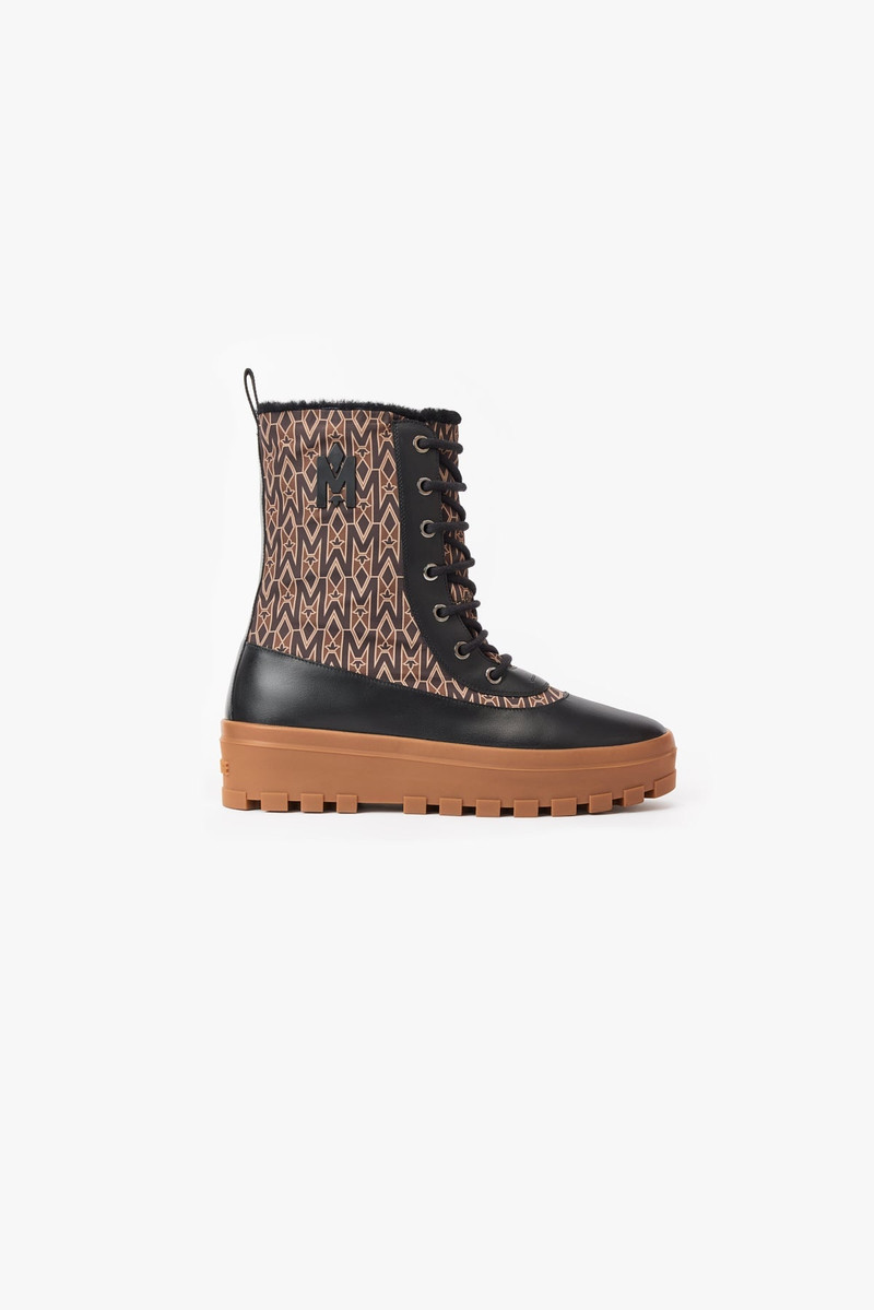 HERO shearling-lined monogram winter boot for men 1