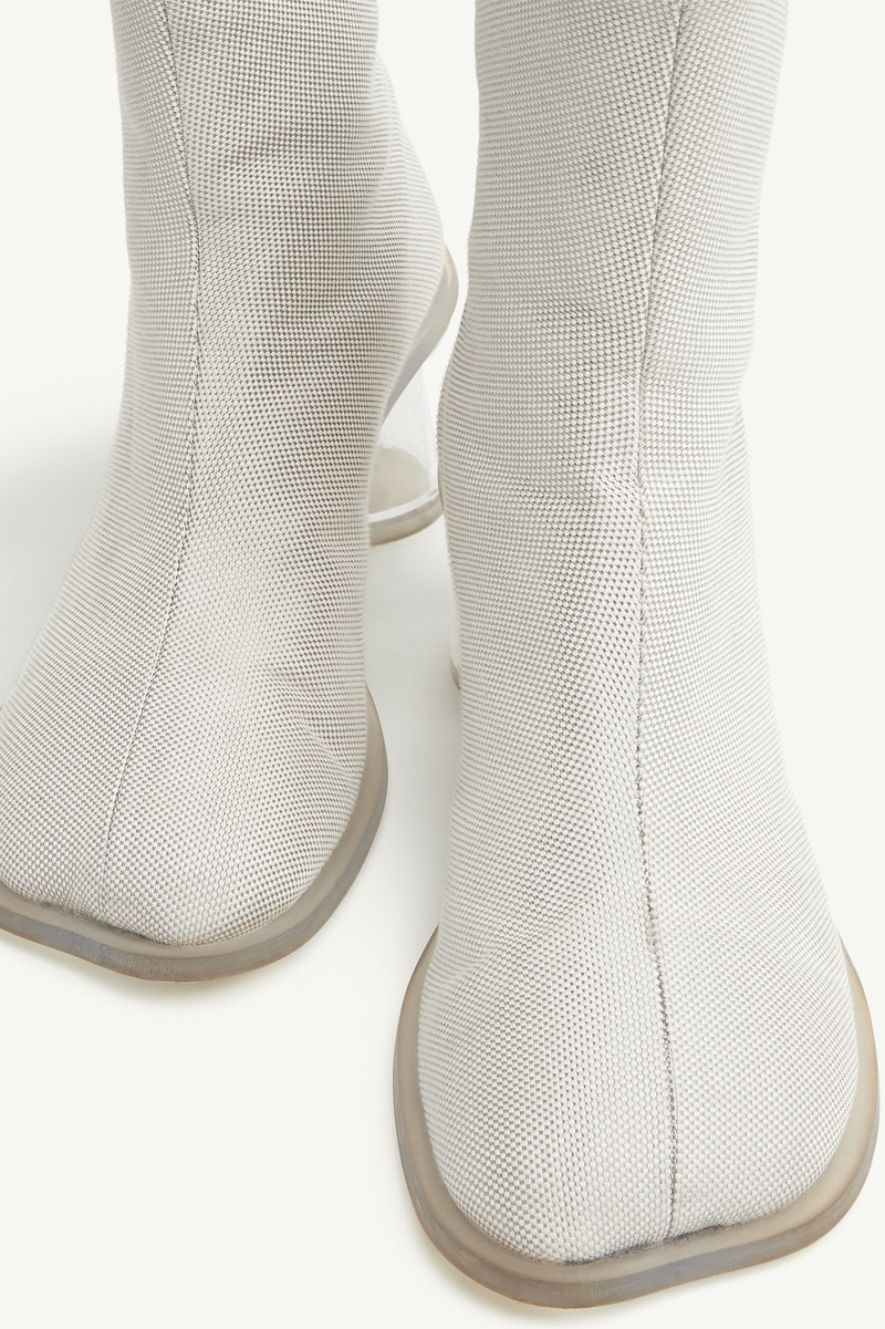 Anatomic Transparent Heeled Ankle Boots 4