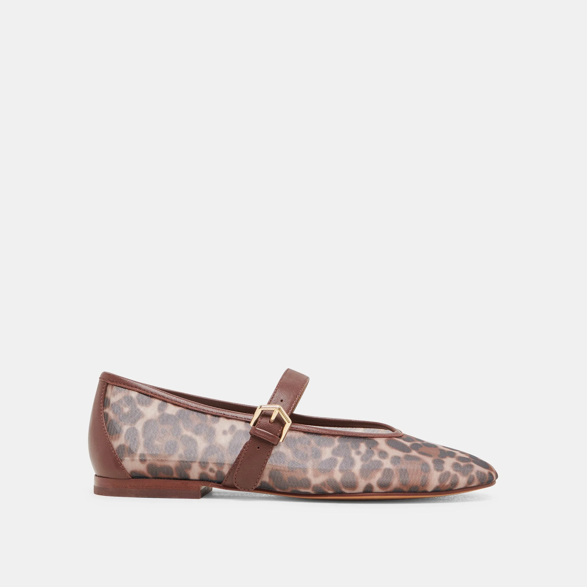 ROSLYN BALLET FLATS LEOPARD MESH - 1