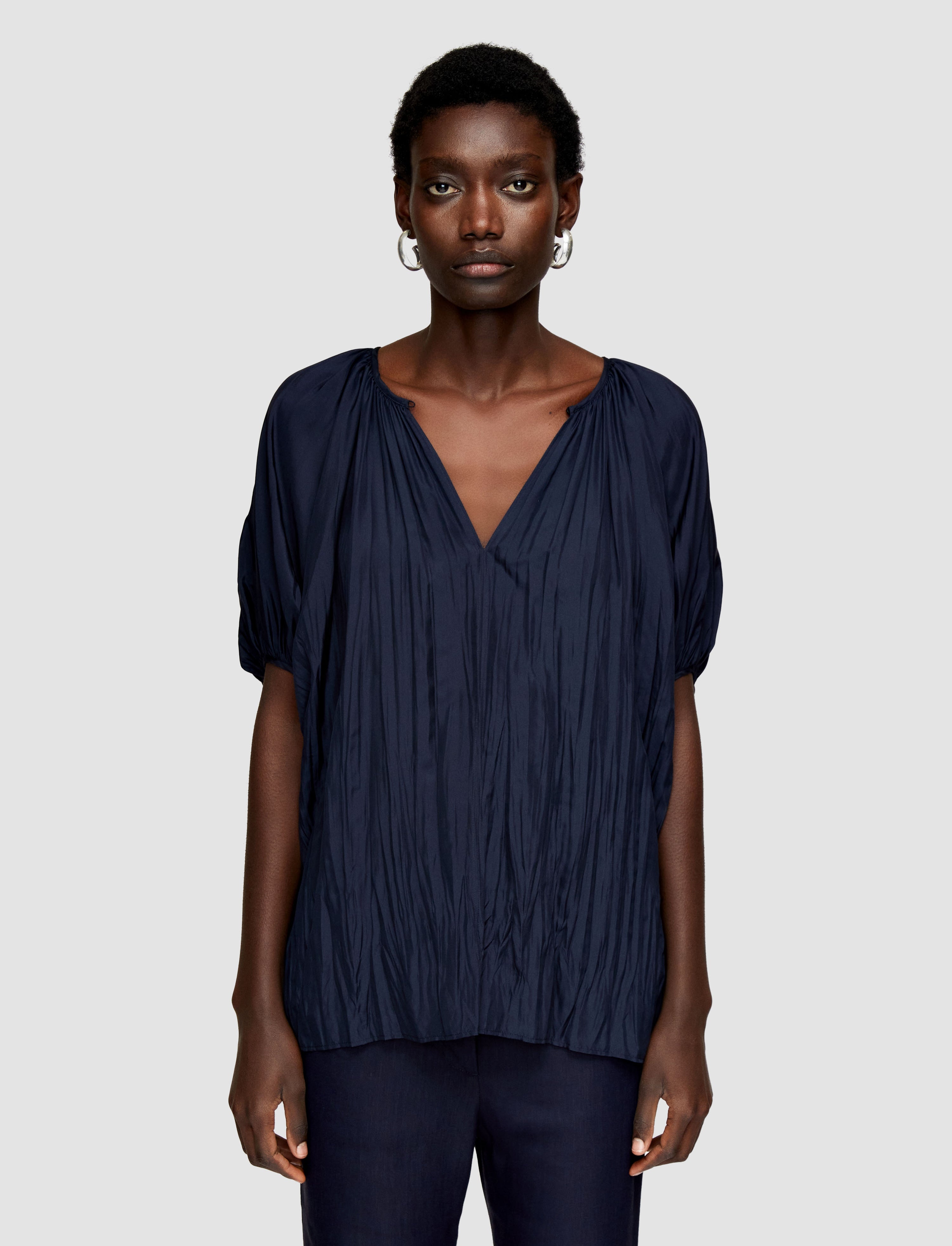 Briela Habotai Silk Blouse - 3