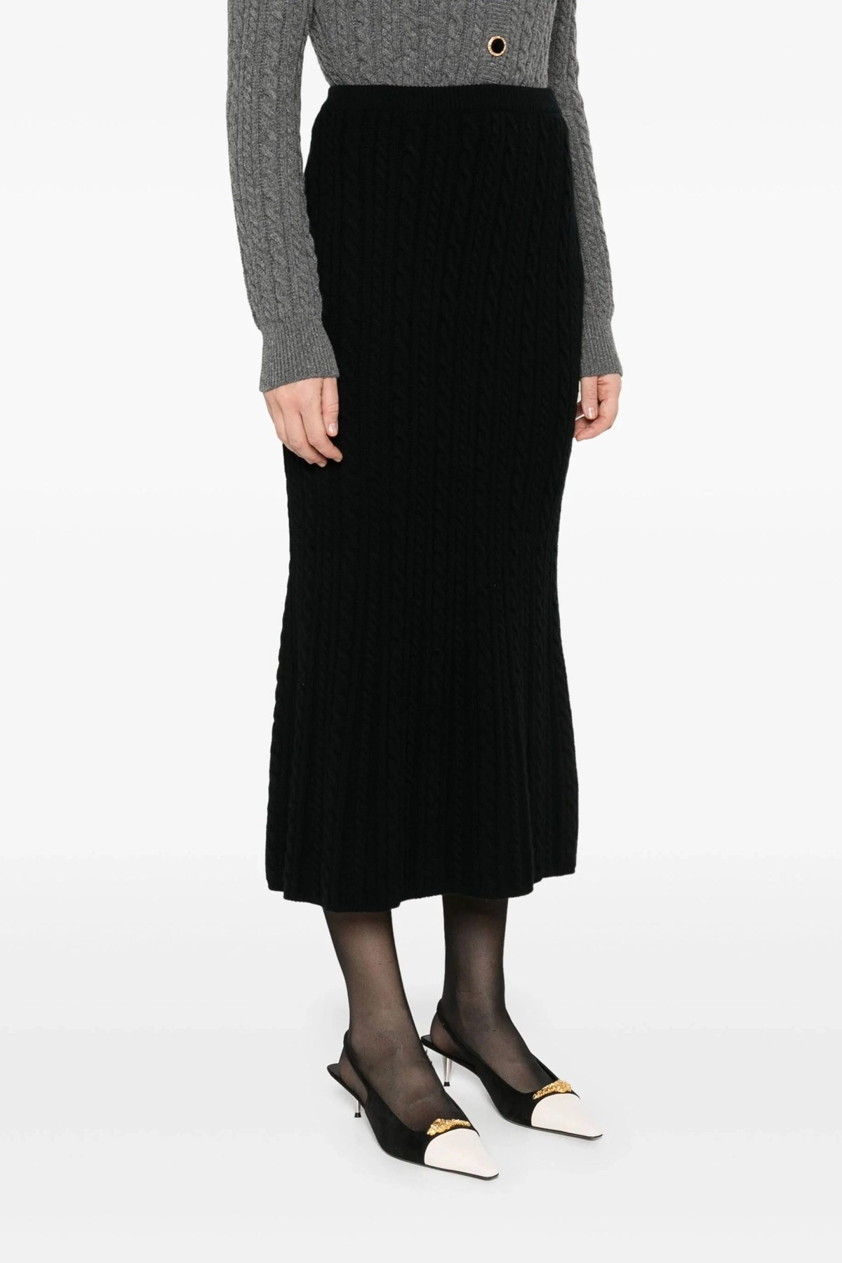 Long wool skirt - 2