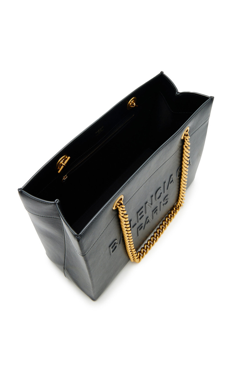 Duty Free Leather Tote Bag black 5