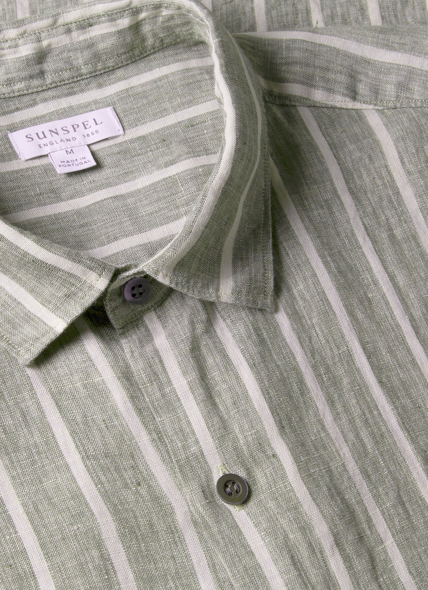Short Sleeve Linen Shirt - 4