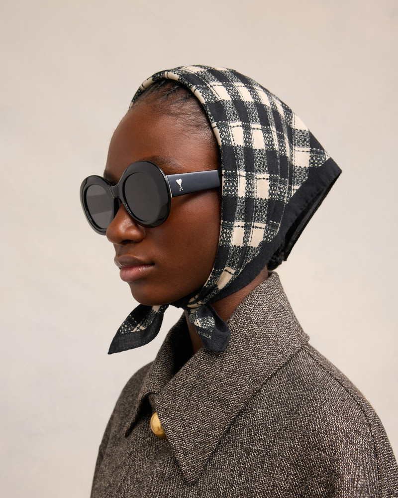 AMI Paris CHECK PRINT SCARF outlook