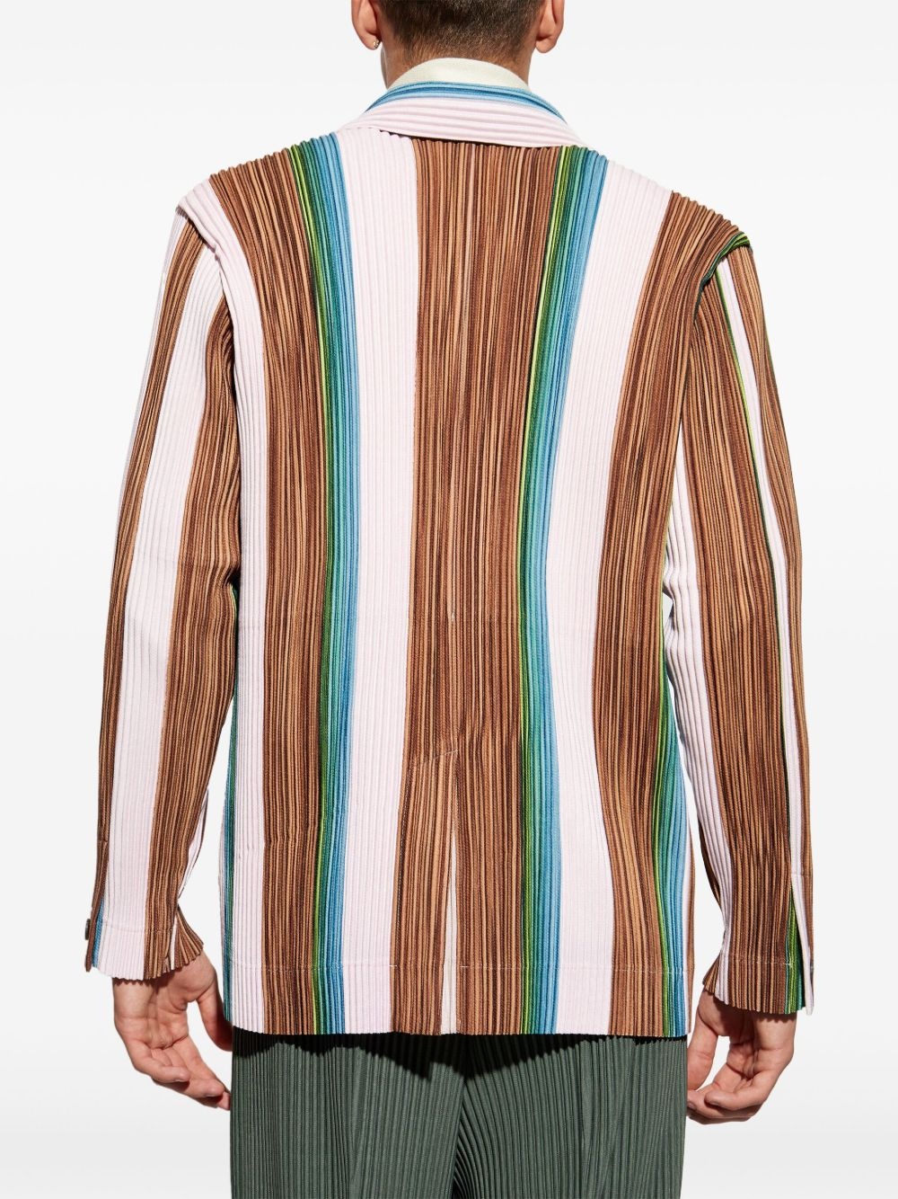 pleated blazer - 4