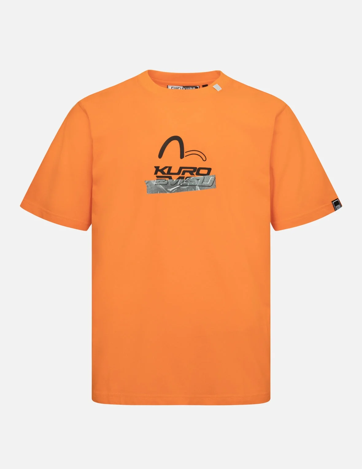 Logo and Tape Print Regular Fit T-shirt - 1