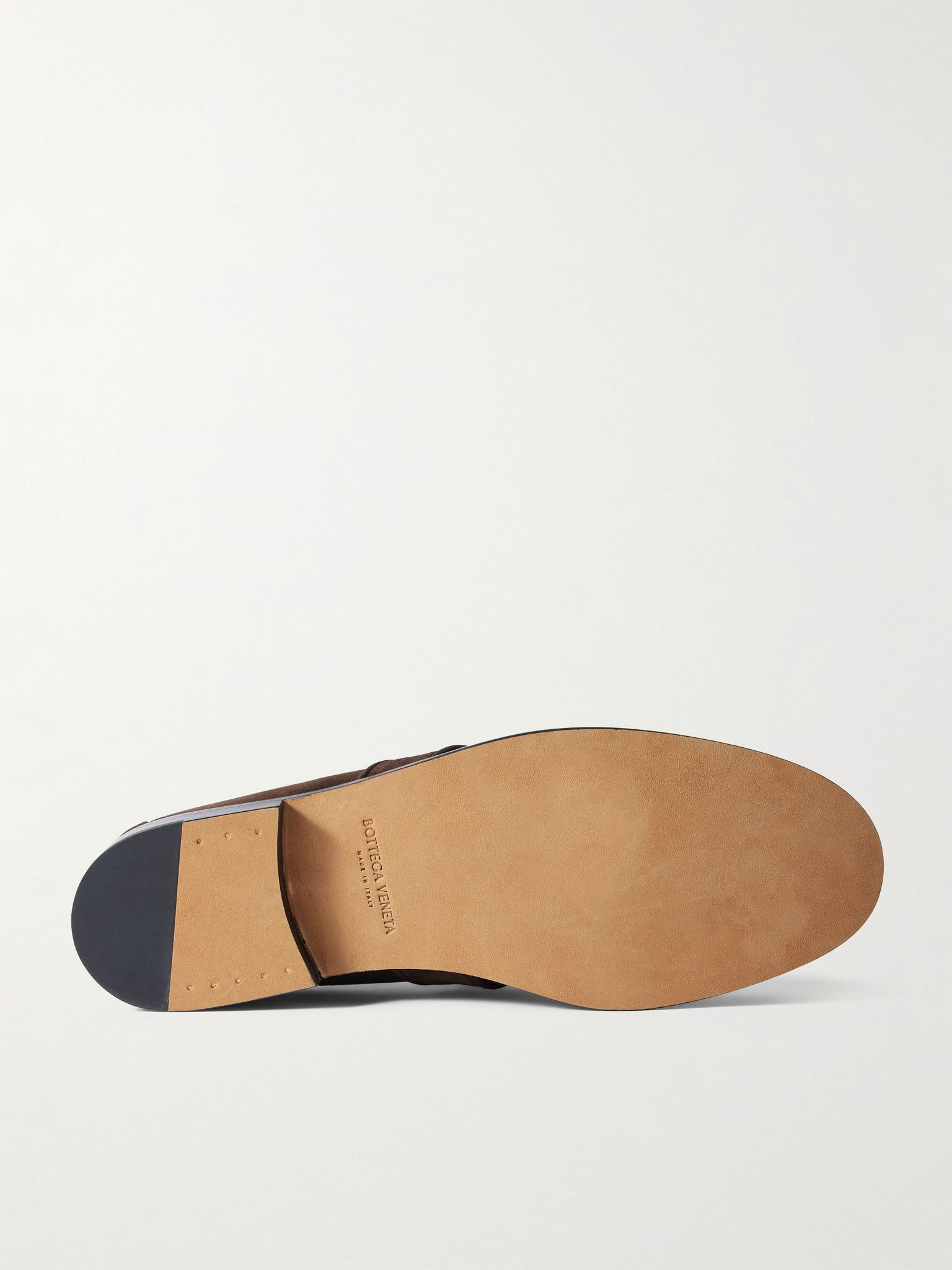 Astaire Knotted Suede Loafers Brown - 3