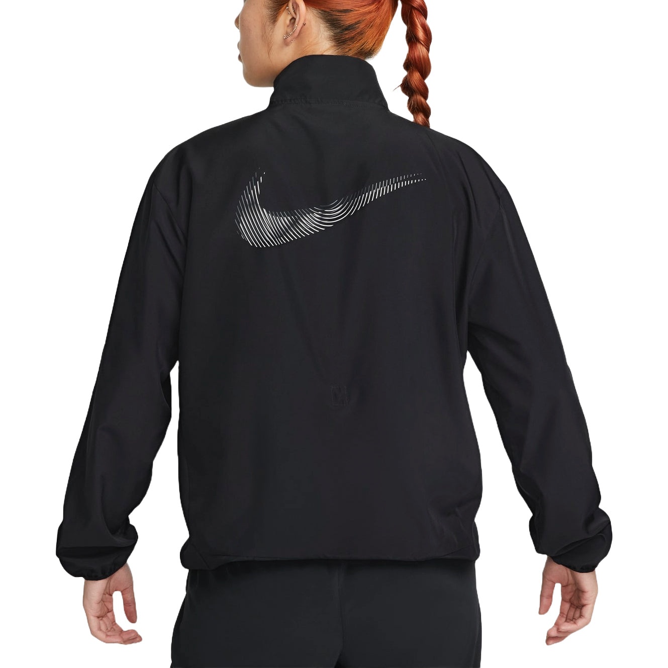 (WMNS) Nike Dri-FIT Swoosh Running Jacket Asia Sizing 'Black' FB4695-010 - 2