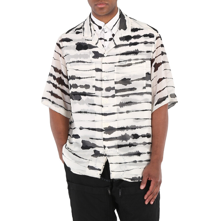 Burberry Watercolour Print Double-layered Shirt - 3