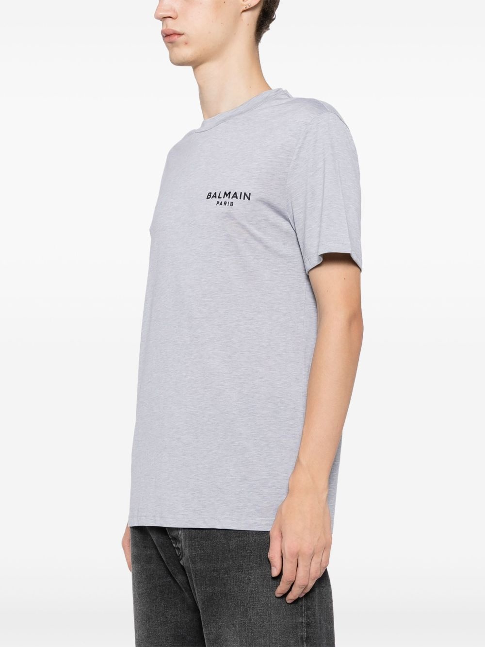 embroidered logo T-shirt - 3