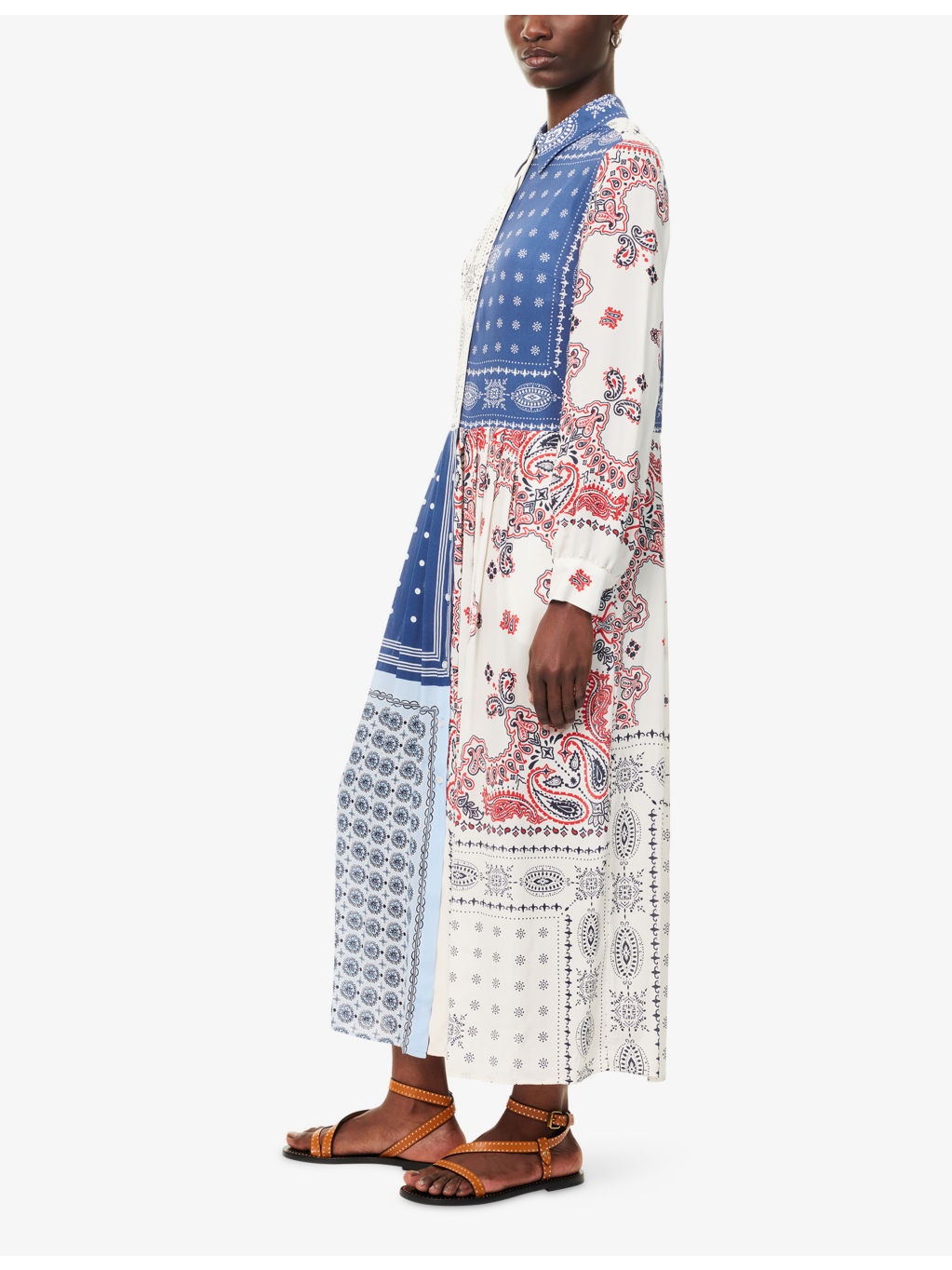 Zuai Printed Woven Midi Dress - 3