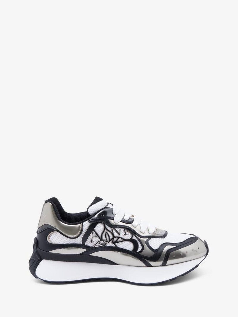 Men's Sprint Runner in White/beige/black 1