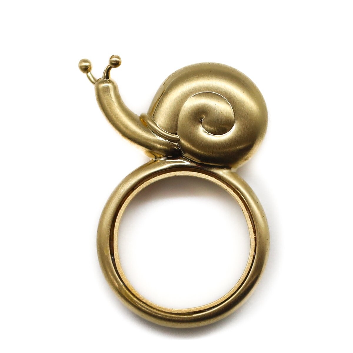 Snail Ring in Gold - 1