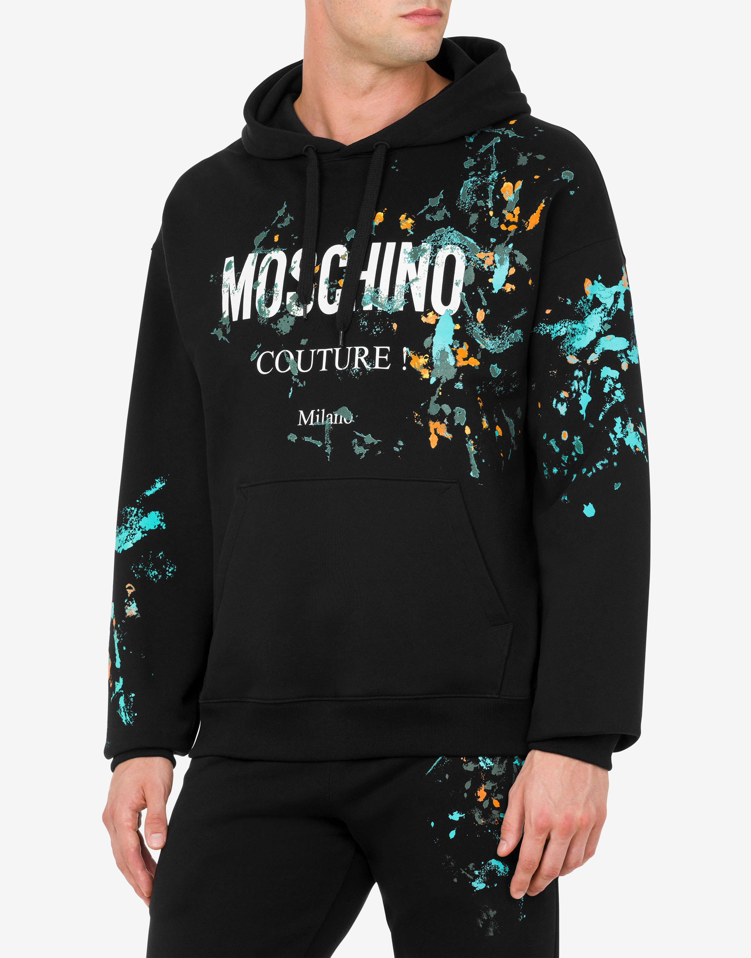 PAINTED EFFECT HOODIE - 2