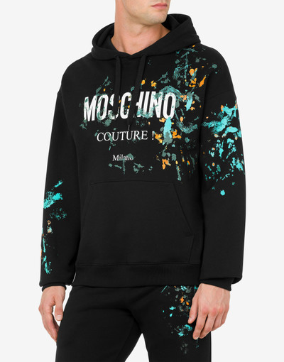 Moschino PAINTED EFFECT HOODIE outlook