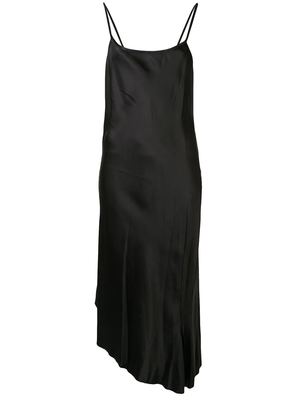 asymmetric slip dress - 1