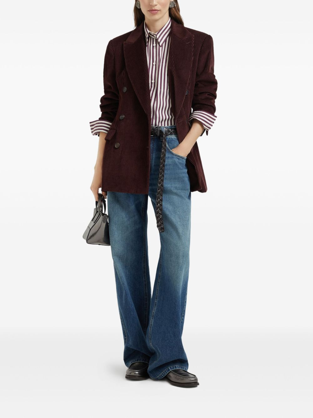 double-breasted blazer - 2