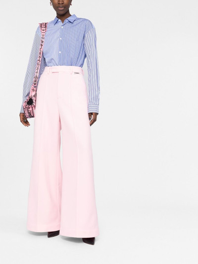 VETEMENTS wide-leg tailored trousers outlook