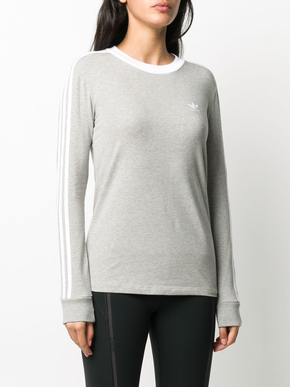 long sleeve 3 stripes sweater - 3