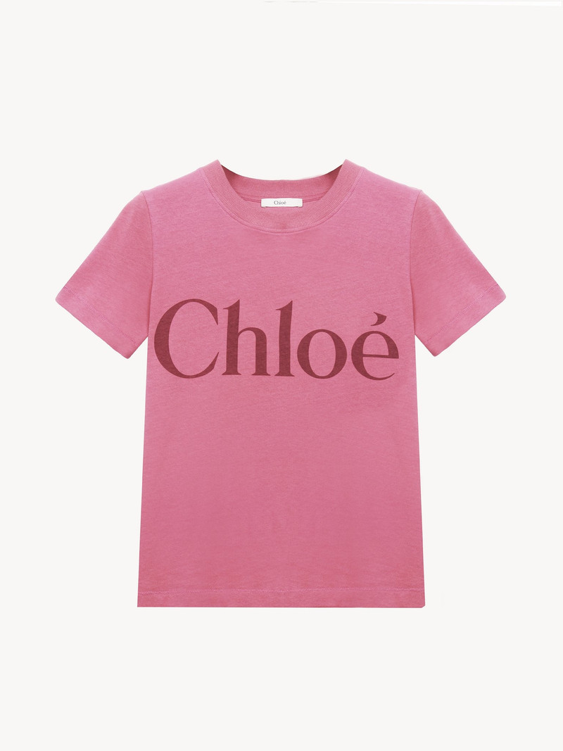 Chloé BABY FIT LOGO T-SHIRT IN COTTON JERSEY outlook