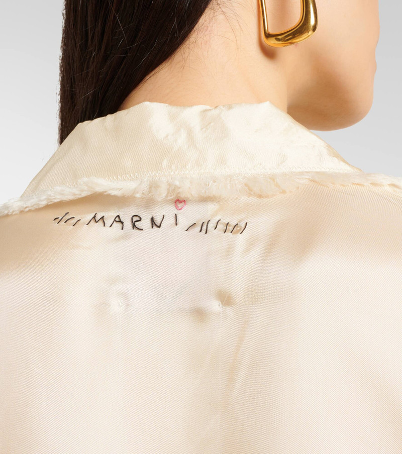 Printed satin shirt 6