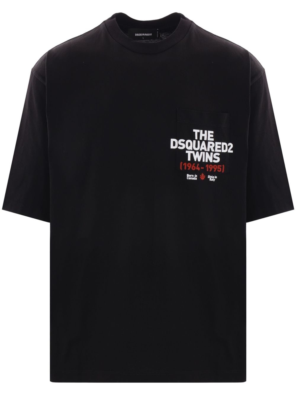 logo-print T-shirt - 1