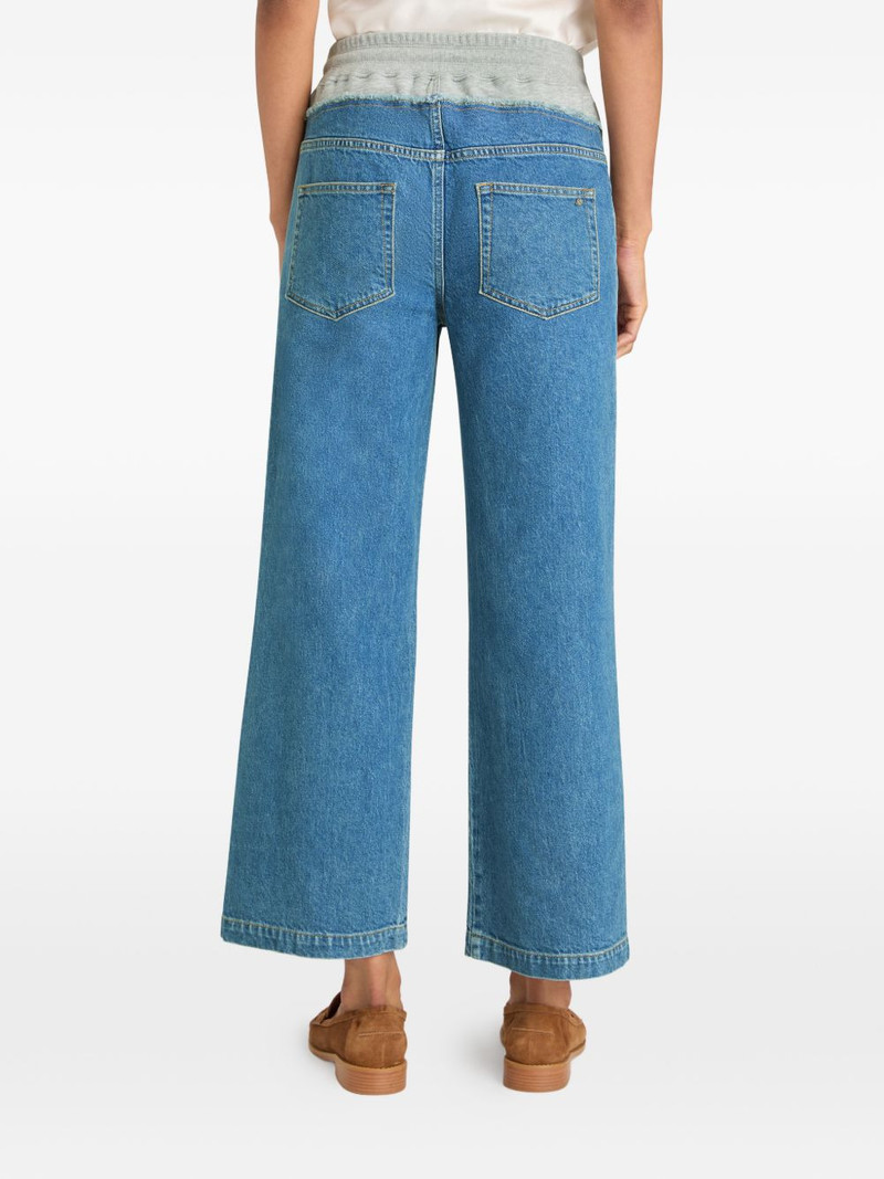 Serena drawstring wide-leg jeans 5