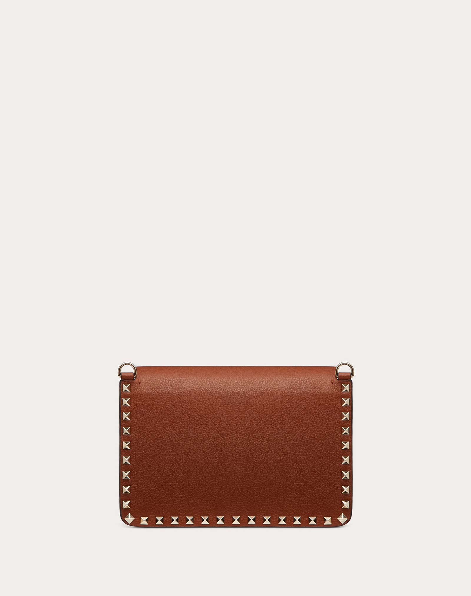 Small Rockstud Grainy Calfskin Crossbody Bag - 3