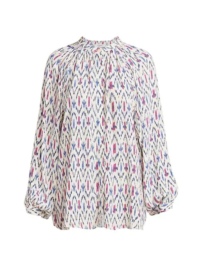 aurora geometric-print 셔츠 1