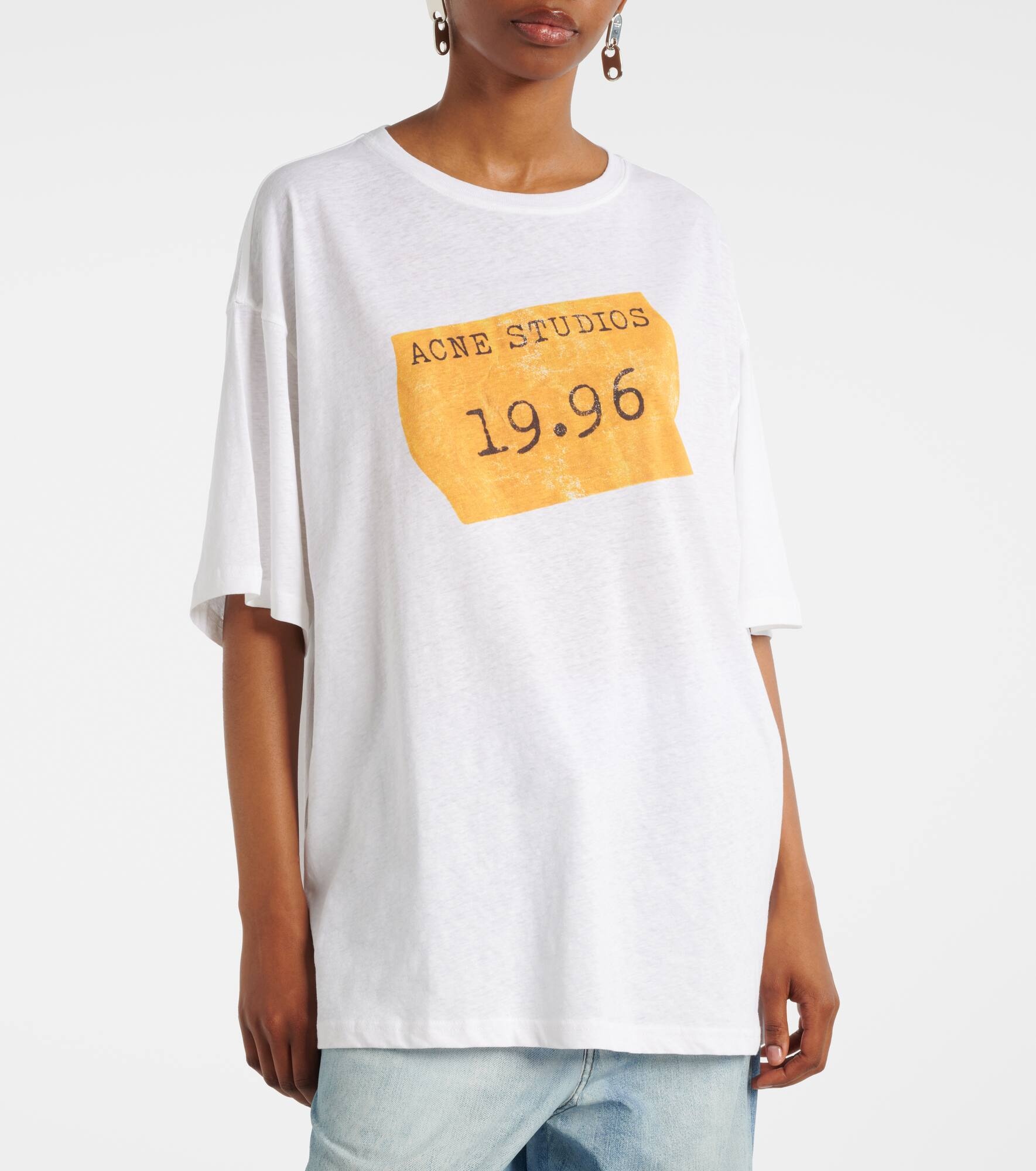Logo cotton-blend jersey T-shirt - 5