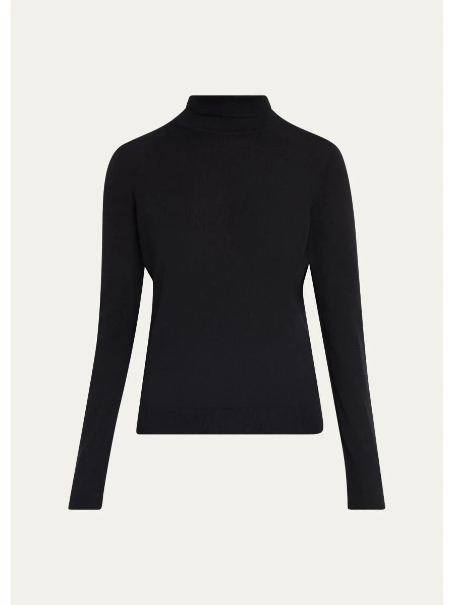 Turtleneck Cashmere Pullover - 1