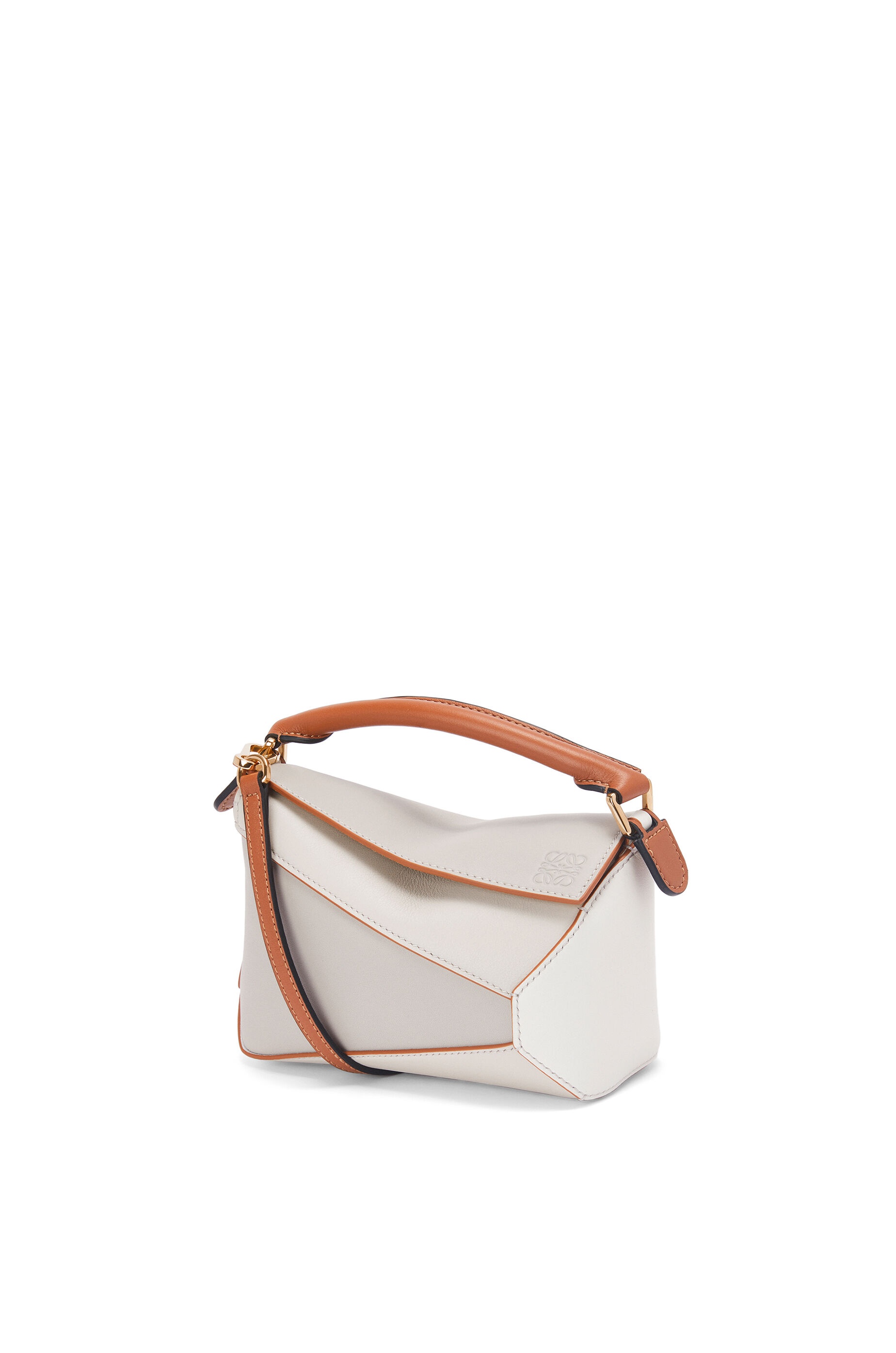 Loewe - Mini Puzzle Edge Ghost & Soft White Shoulder Bag