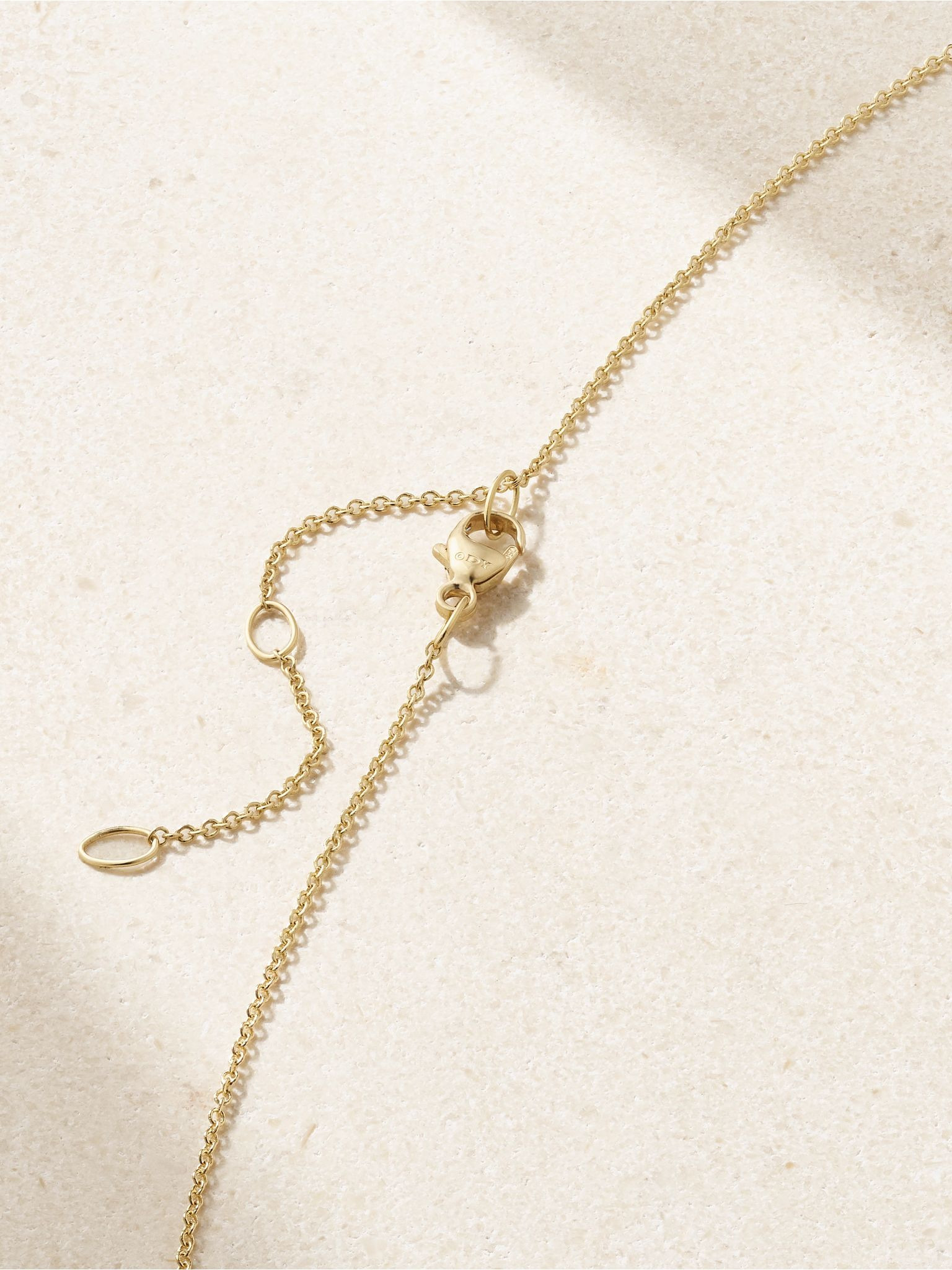 Crossover Trio 18-karat gold diamond necklace Gold - 3
