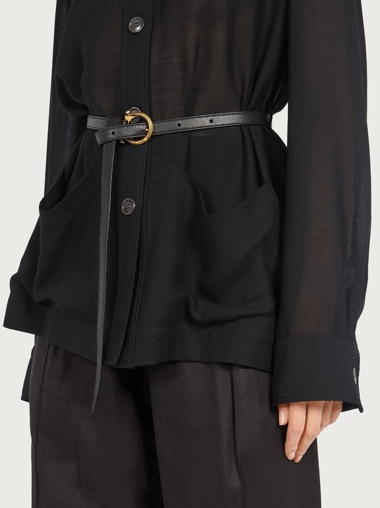 WOOL GAUZE JACKET - 4