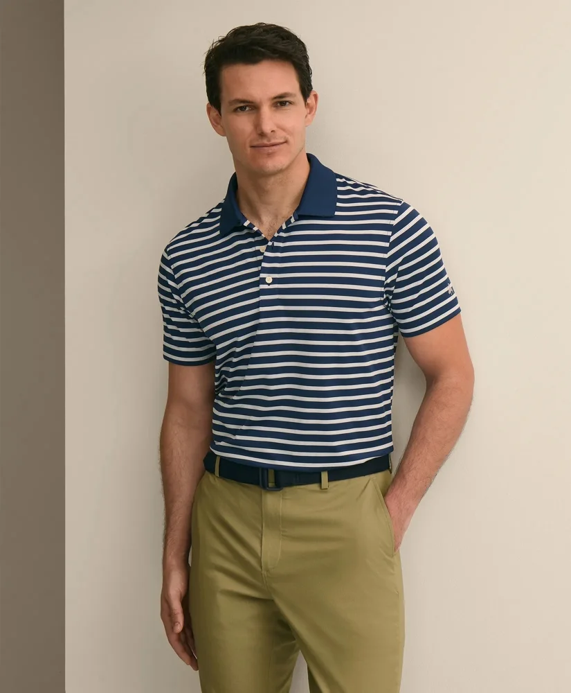 Performance Series Micro-Stripe Polo Shirt - 1