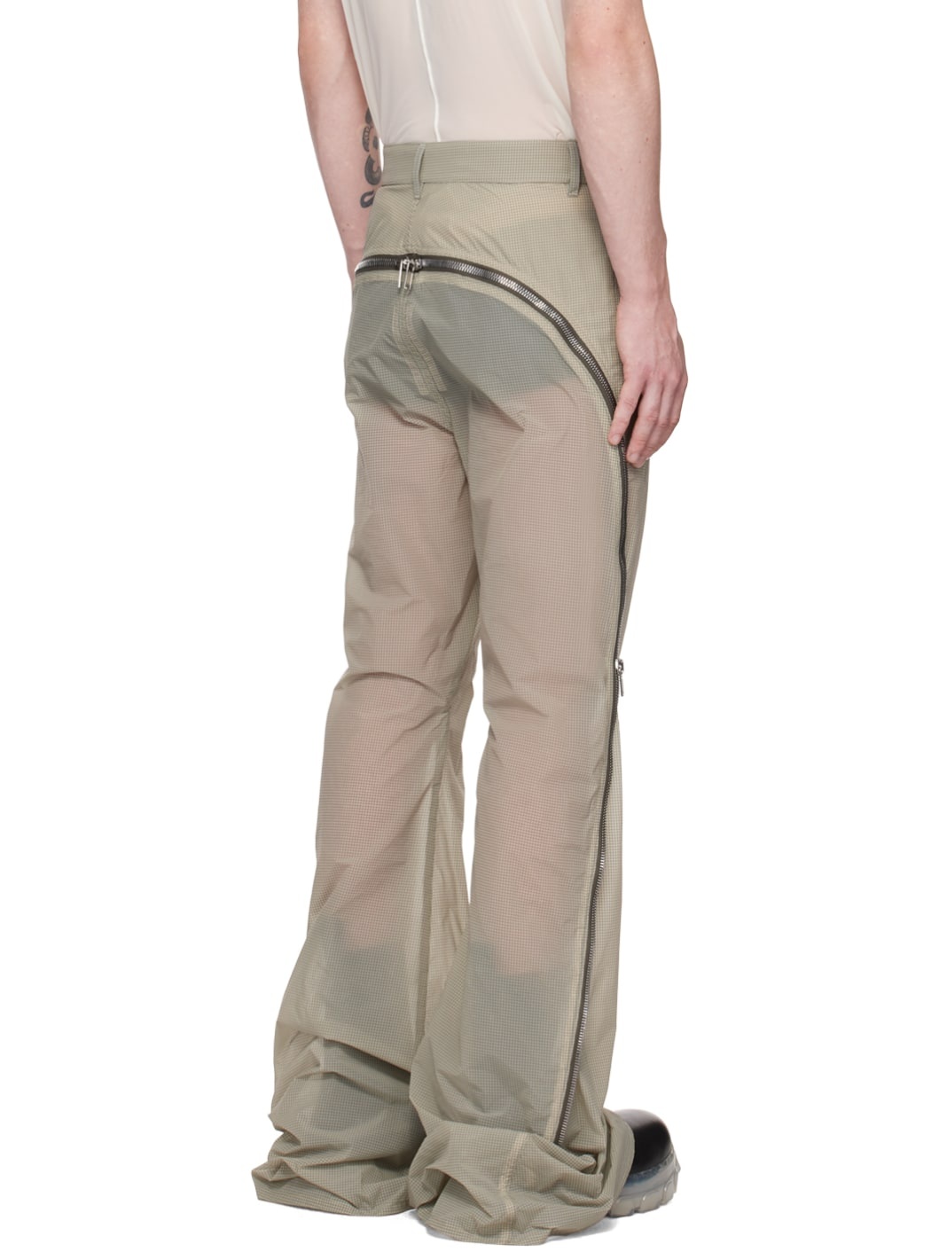 Gray Bolan Banana Trousers - 3