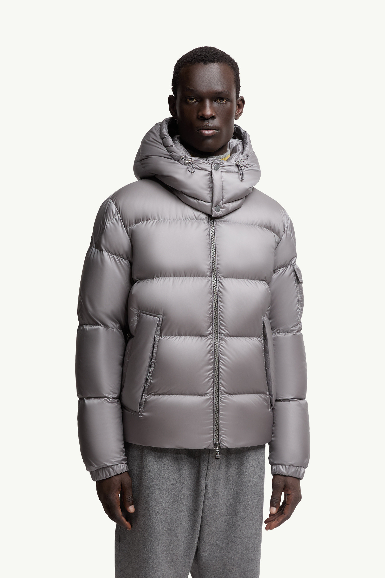 Moncler Couyere Hooded Short Down Jacket | REVERSIBLE