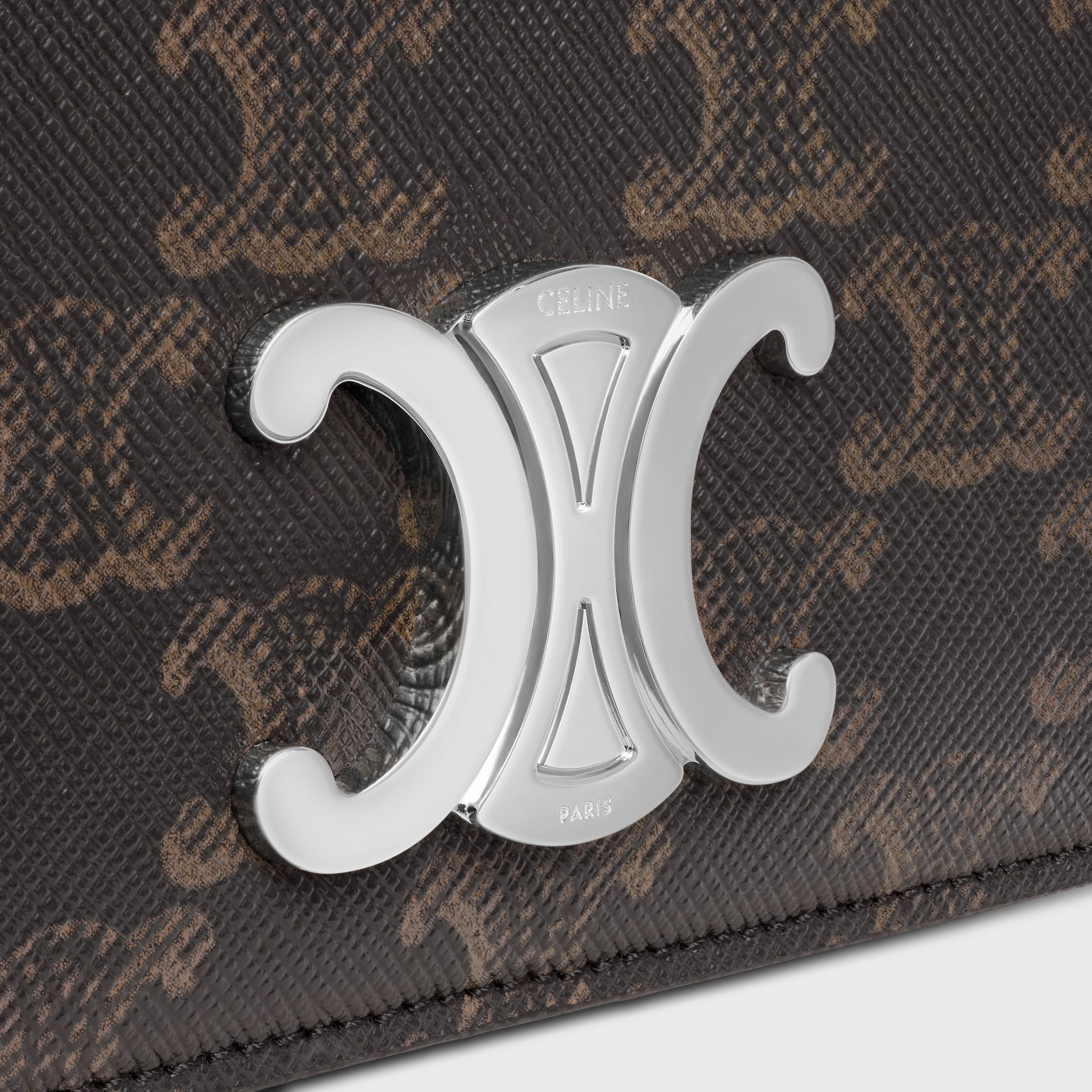 SMALL CROSSBODY BAG TRIOMPHE IN TRIOMPHE CANVAS AND CALFSKIN - 5