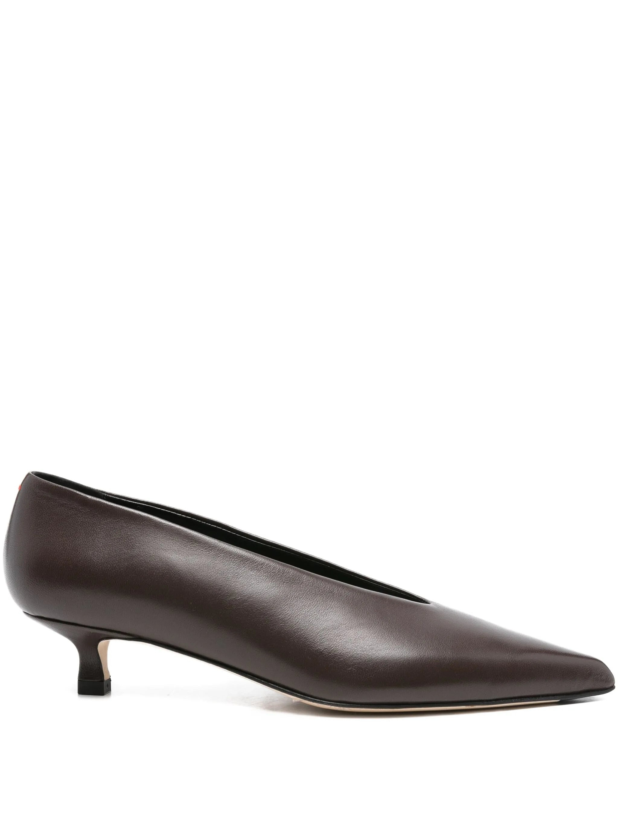 Aeyde 35mm Pointed-toe Kitten-heel Pumps - 1