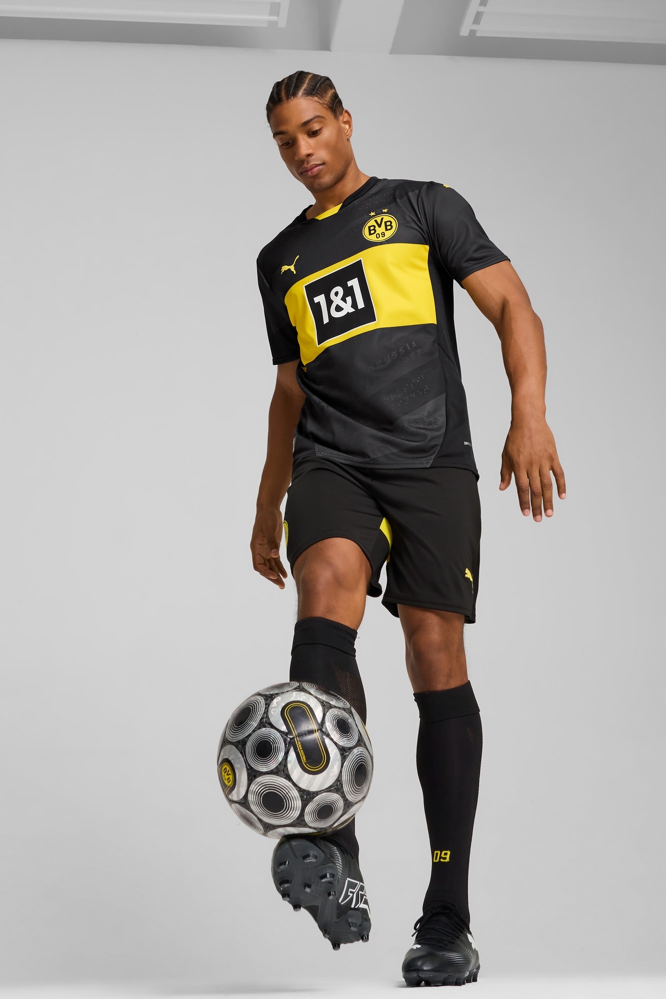 Borussia Dortmund 24/25 Men's Replica Away Soccer Jersey - 5